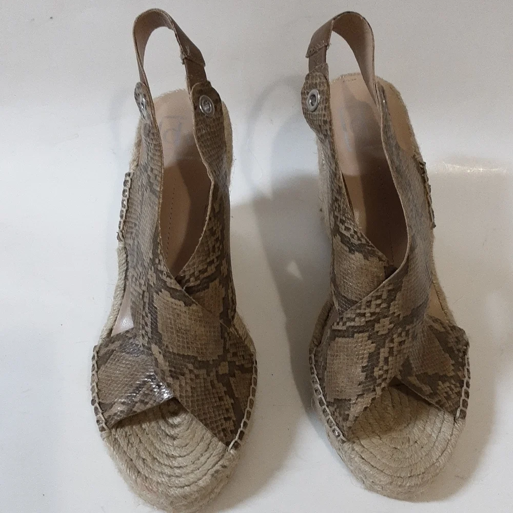 Dolce vita saundra women wedge espadrille sandals in size 8 casual party y2k